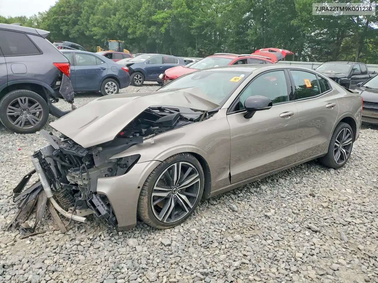 2019 Volvo S60 T6 R-Design VIN: 7JRA22TM9KG01230 Lot: 60499996