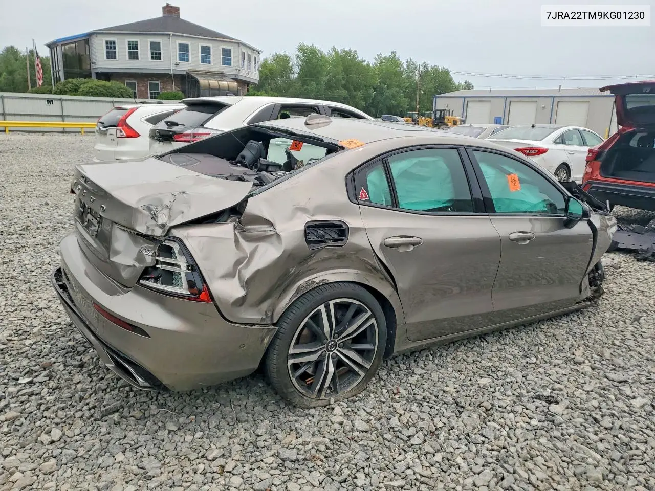 2019 Volvo S60 T6 R-Design VIN: 7JRA22TM9KG01230 Lot: 60499996
