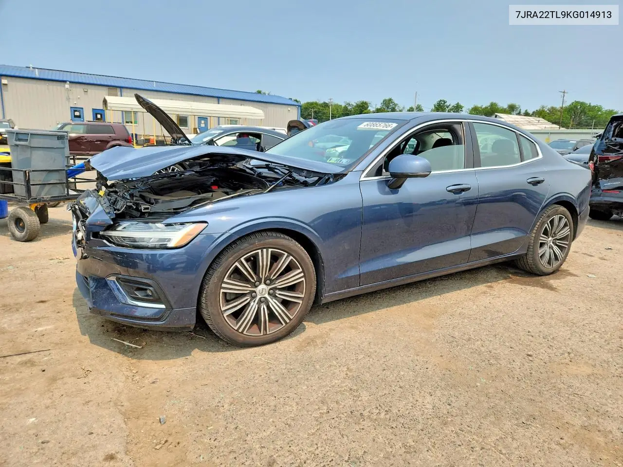 2019 Volvo S60 T6 Inscription VIN: 7JRA22TL9KG014913 Lot: 60865766