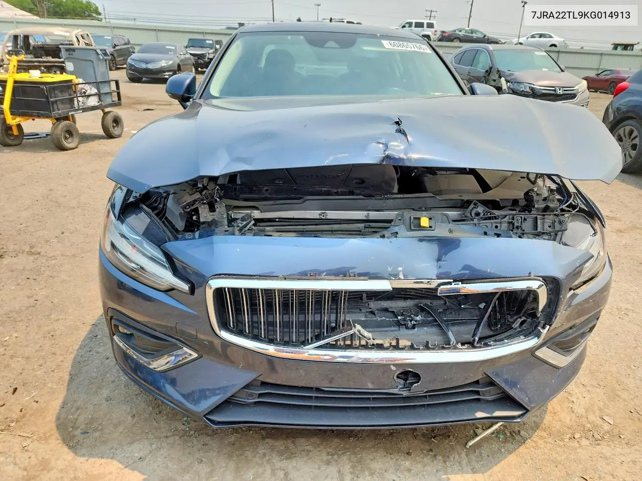 2019 Volvo S60 T6 Inscription VIN: 7JRA22TL9KG014913 Lot: 60865766