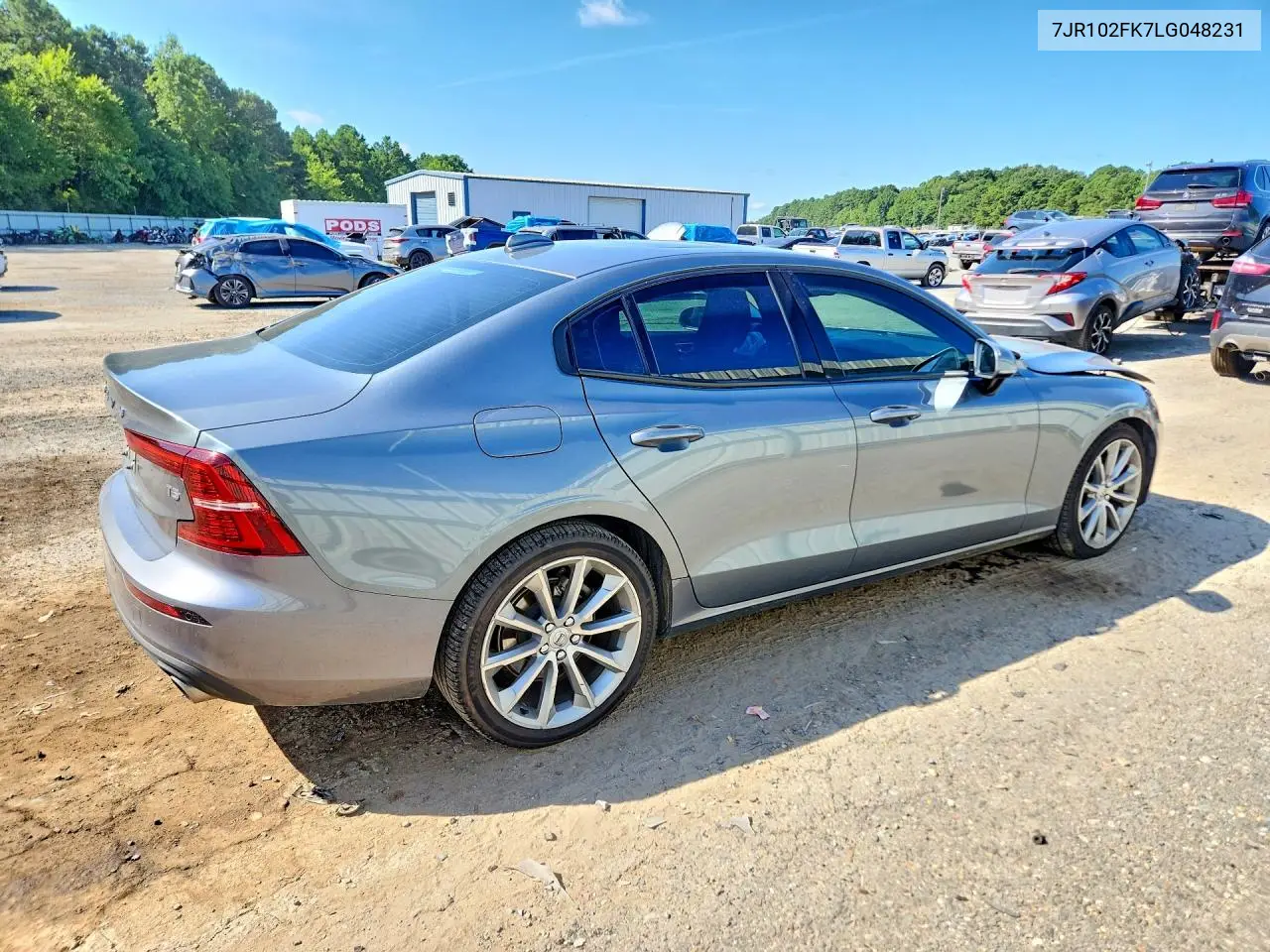 2020 Volvo S60 T5 Momentum VIN: 7JR102FK7LG048231 Lot: 60664966