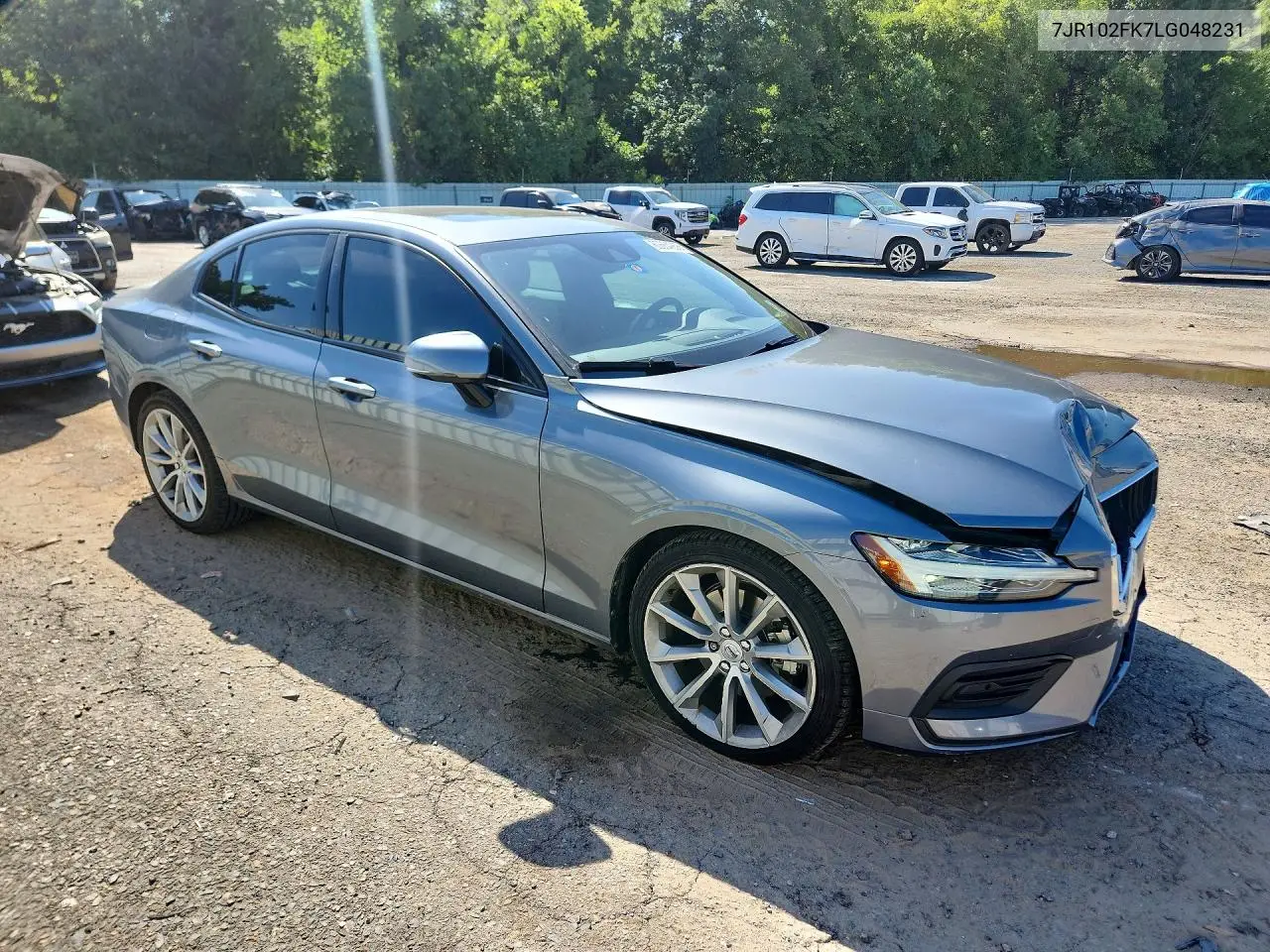 2020 Volvo S60 T5 Momentum VIN: 7JR102FK7LG048231 Lot: 60664966