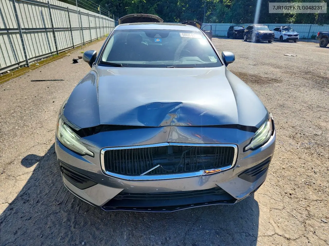 2020 Volvo S60 T5 Momentum VIN: 7JR102FK7LG048231 Lot: 60664966