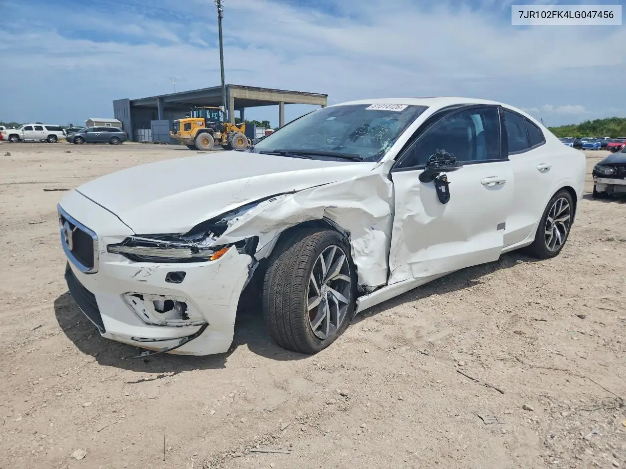 2020 Volvo S60 T5 Momentum VIN: 7JR102FK4LG047456 Lot: 61314126