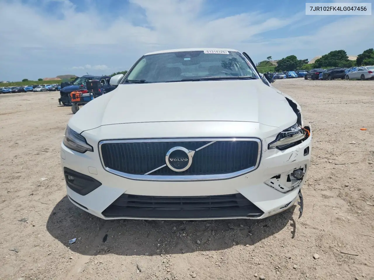 2020 Volvo S60 T5 Momentum VIN: 7JR102FK4LG047456 Lot: 61314126
