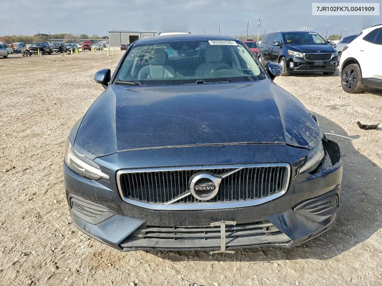 2020 Volvo S60 T5 Momentum VIN: 7JR102FK7LG041909 Lot: 96560435