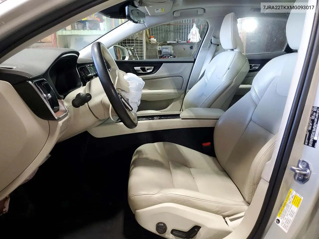 2021 Volvo S60 T6 Momentum VIN: 7JRA22TKXMG093017 Lot: 57623276