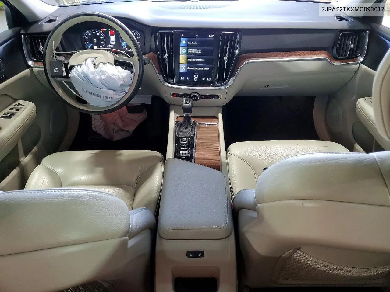 2021 Volvo S60 T6 Momentum VIN: 7JRA22TKXMG093017 Lot: 57623276