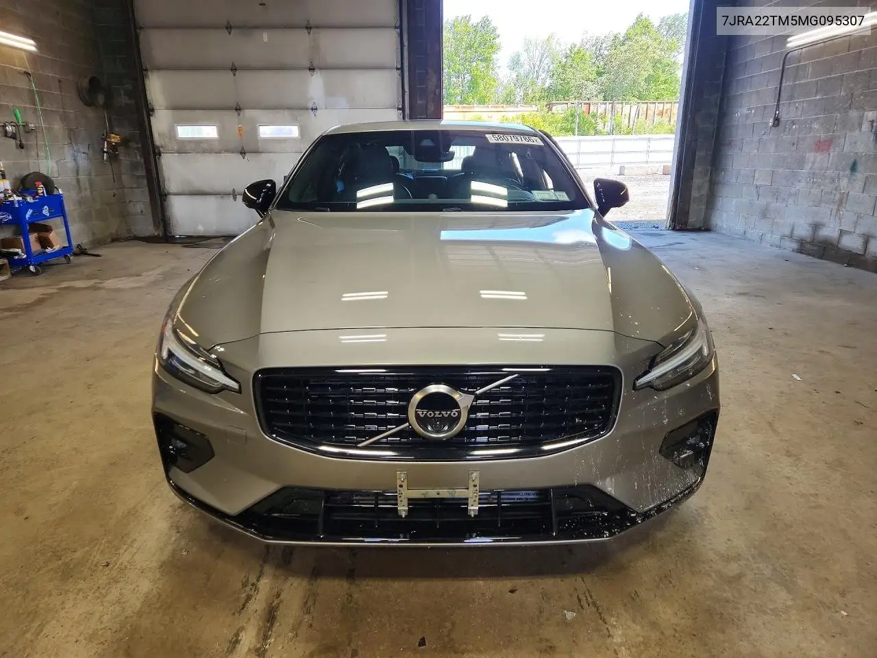 2021 Volvo S60 T6 R-Design VIN: 7JRA22TM5MG095307 Lot: 58079786