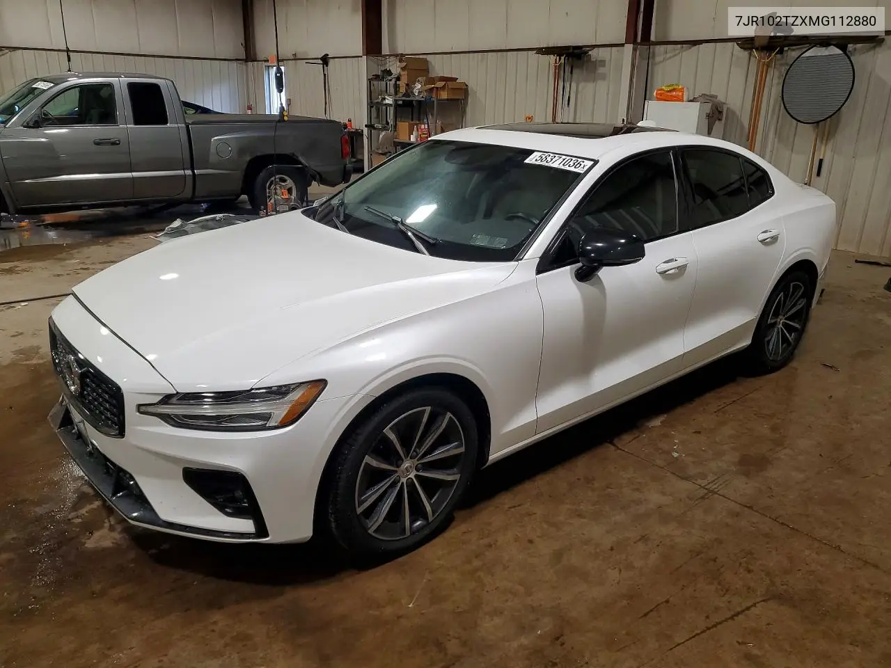 2021 Volvo S60 T5 Momentum VIN: 7JR102TZXMG112880 Lot: 58371036