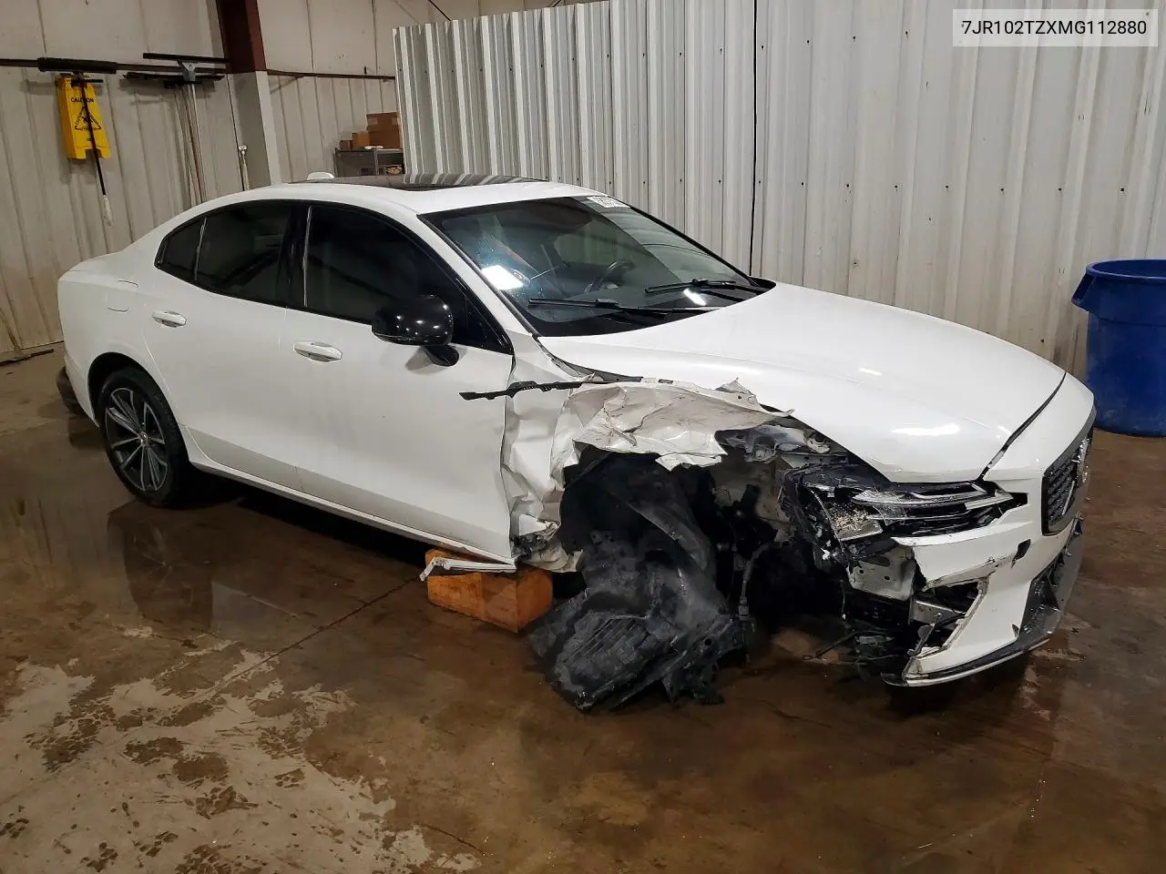 2021 Volvo S60 T5 Momentum VIN: 7JR102TZXMG112880 Lot: 58371036