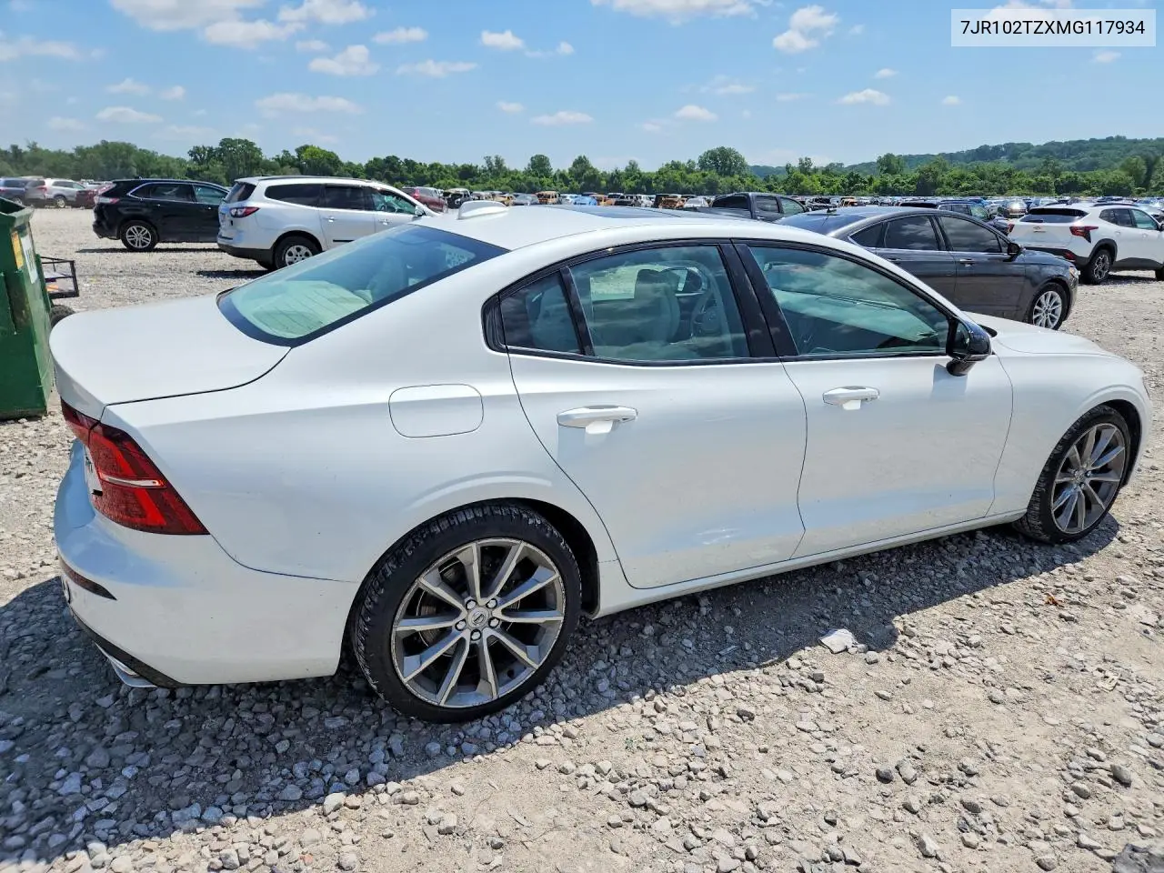 2021 Volvo S60 T5 Momentum VIN: 7JR102TZXMG117934 Lot: 58498006