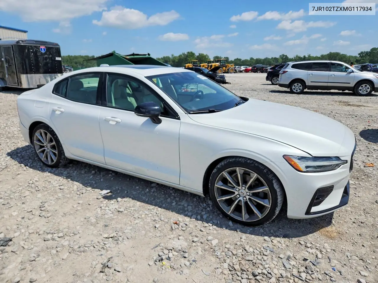 2021 Volvo S60 T5 Momentum VIN: 7JR102TZXMG117934 Lot: 58498006