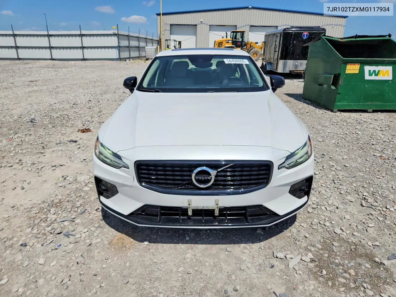 2021 Volvo S60 T5 Momentum VIN: 7JR102TZXMG117934 Lot: 58498006