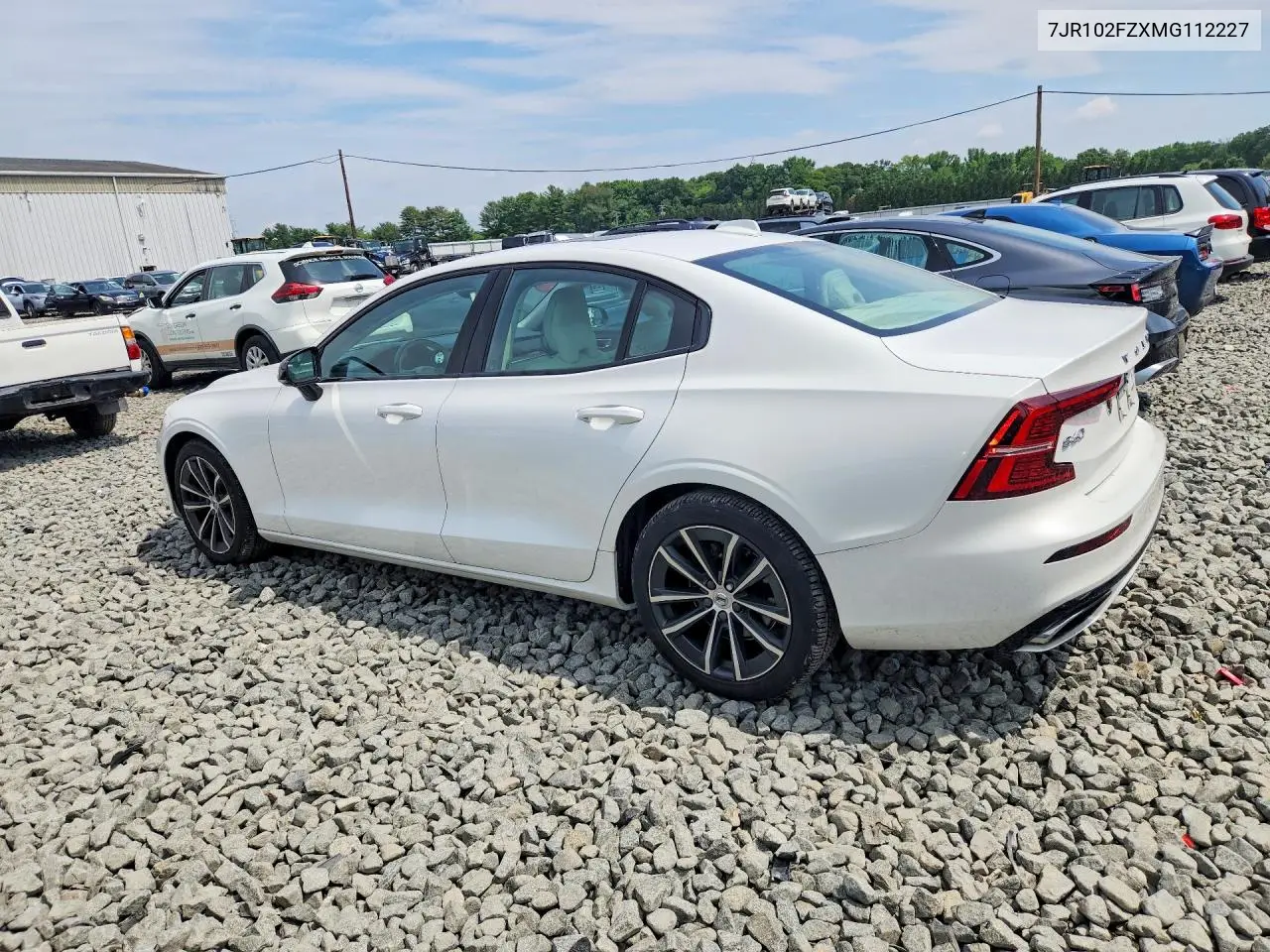 2021 Volvo S60 T5 R-Design VIN: 7JR102FZXMG112227 Lot: 60003946
