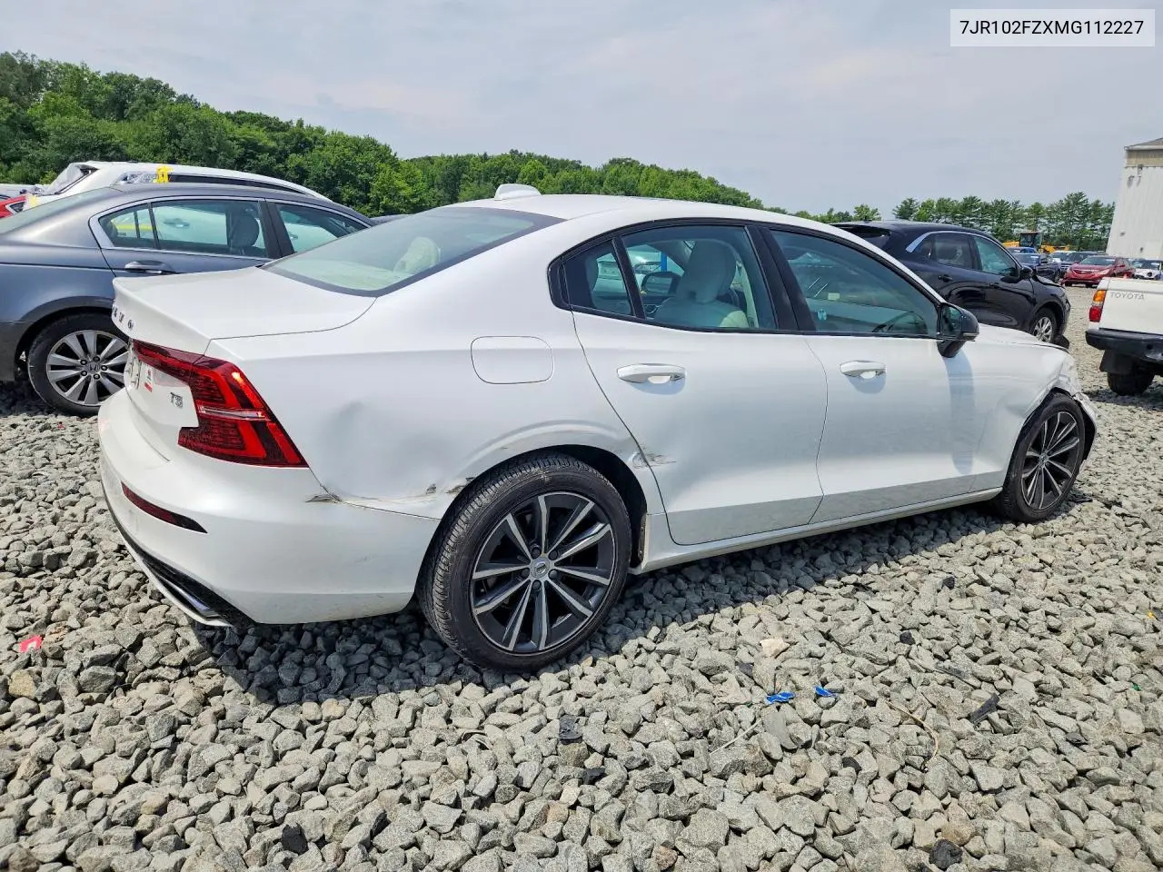 2021 Volvo S60 T5 R-Design VIN: 7JR102FZXMG112227 Lot: 60003946