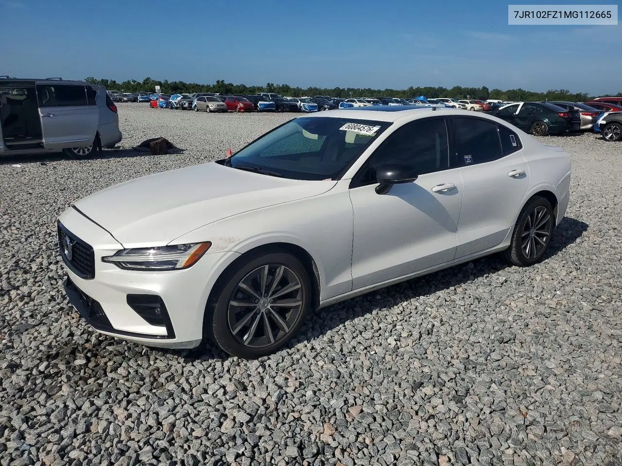 2021 Volvo S60 T5 R-Design VIN: 7JR102FZ1MG112665 Lot: 60804576