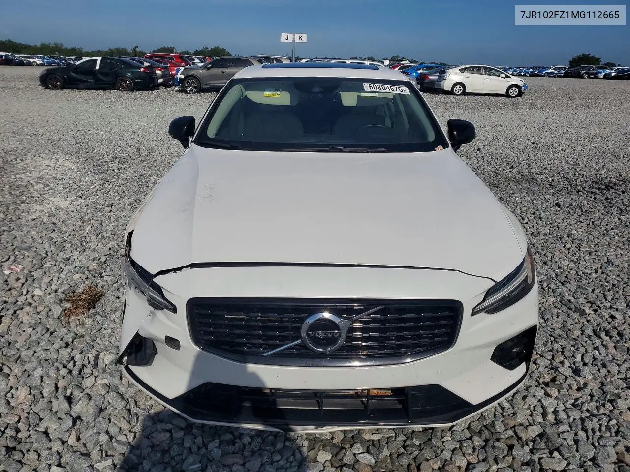2021 Volvo S60 T5 R-Design VIN: 7JR102FZ1MG112665 Lot: 60804576