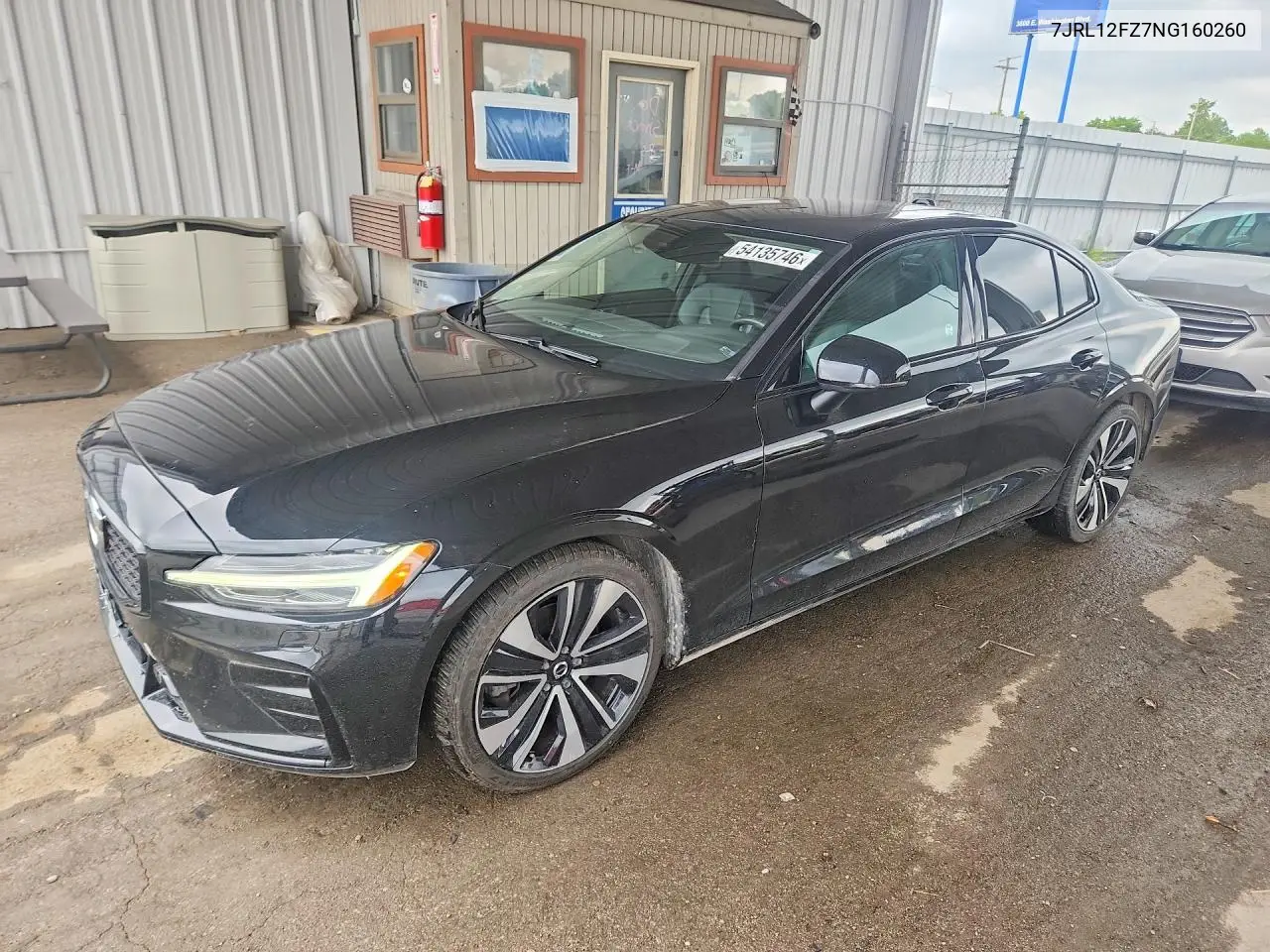 2022 Volvo S60 B5 Momentum VIN: 7JRL12FZ7NG160260 Lot: 54135746
