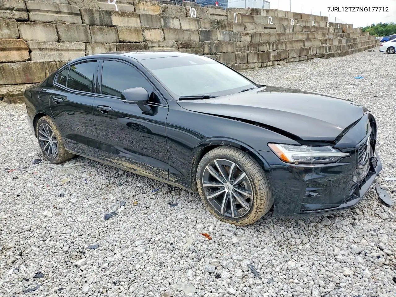 2022 Volvo S60 B5 Momentum VIN: 7JRL12TZ7NG177712 Lot: 57570006