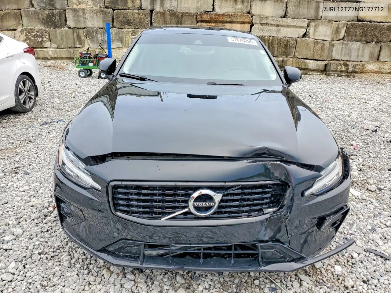 2022 Volvo S60 B5 Momentum VIN: 7JRL12TZ7NG177712 Lot: 57570006