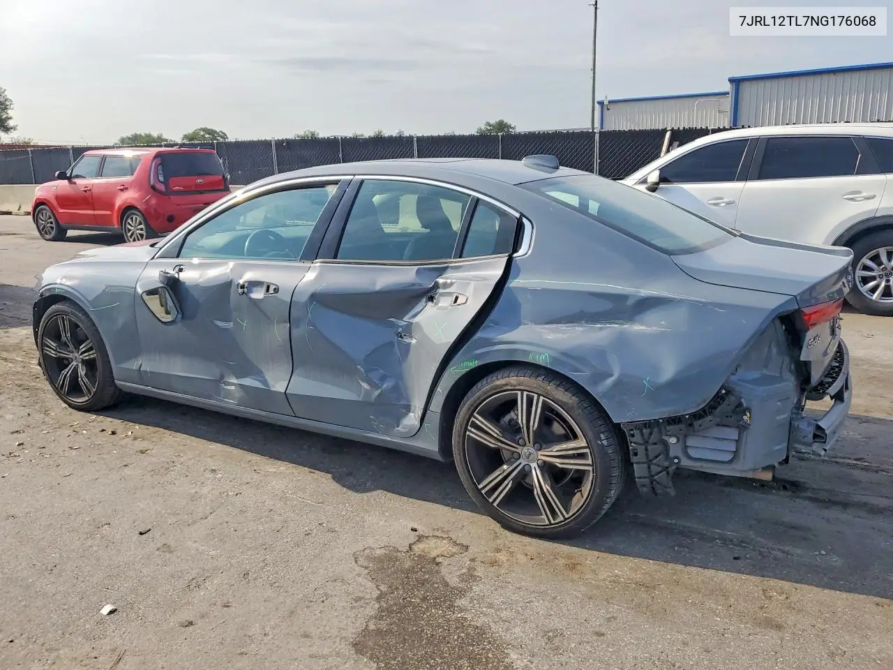 2022 Volvo S60 B5 Inscription VIN: 7JRL12TL7NG176068 Lot: 59555486
