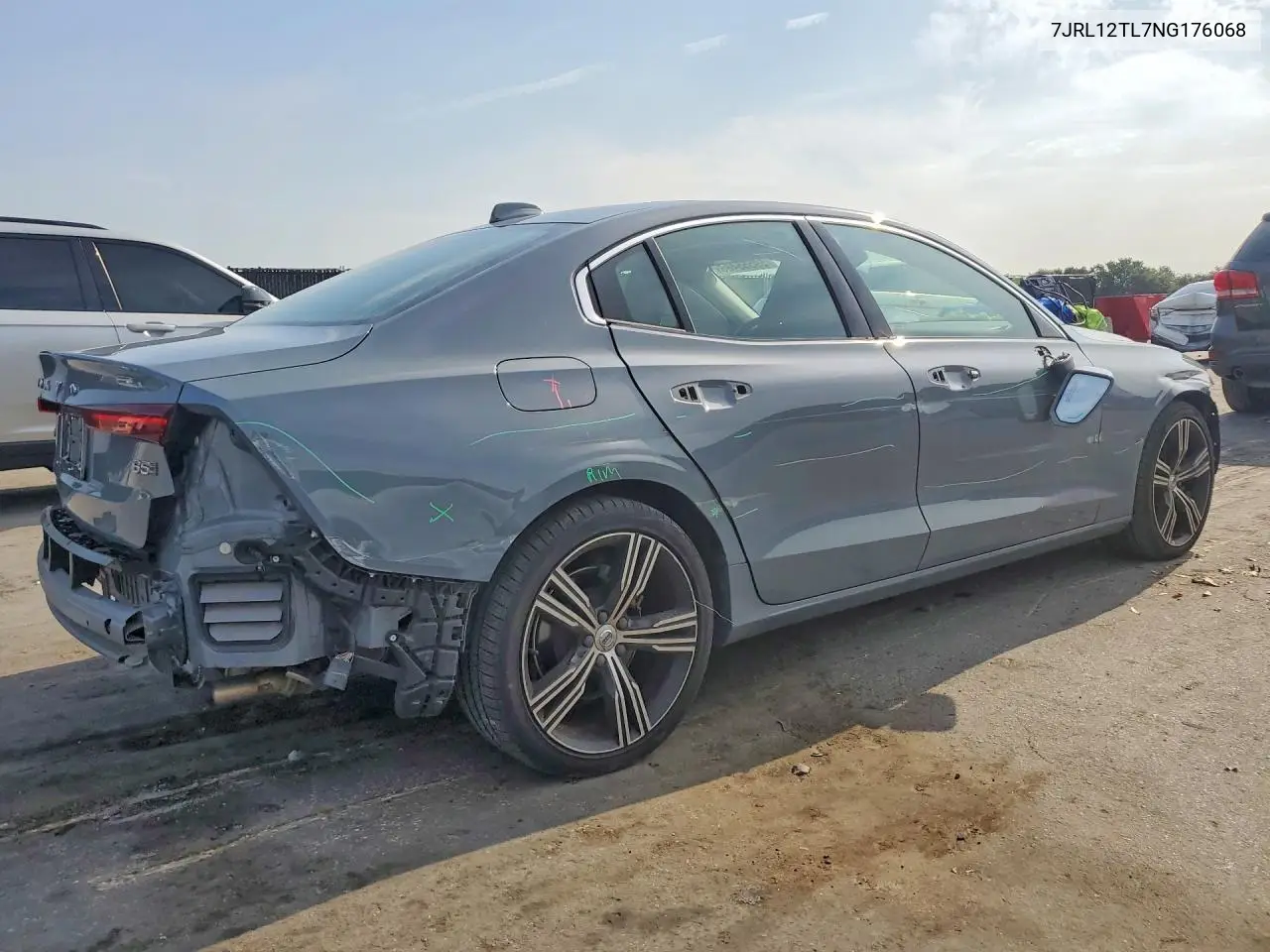 2022 Volvo S60 B5 Inscription VIN: 7JRL12TL7NG176068 Lot: 59555486