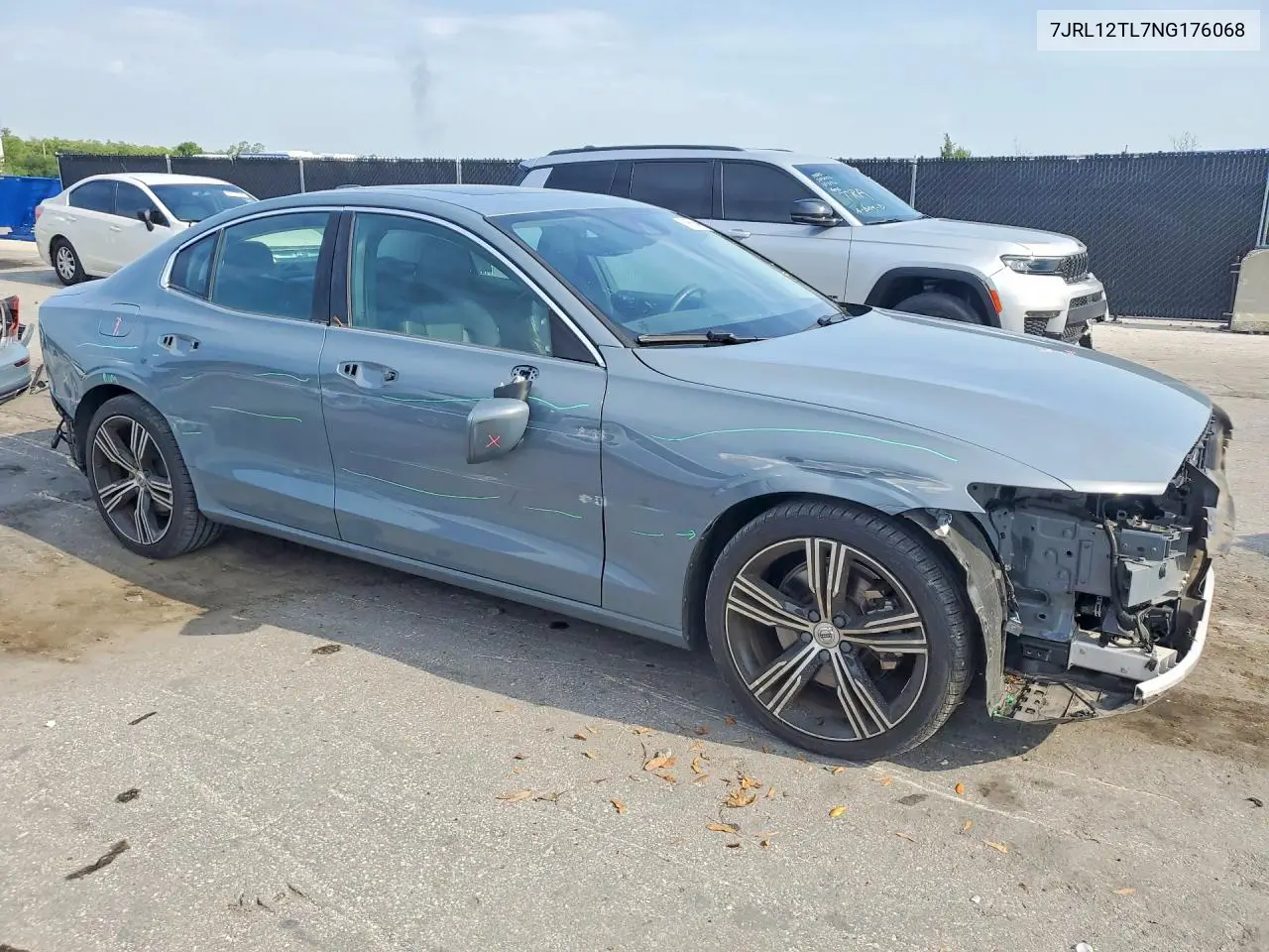 2022 Volvo S60 B5 Inscription VIN: 7JRL12TL7NG176068 Lot: 59555486