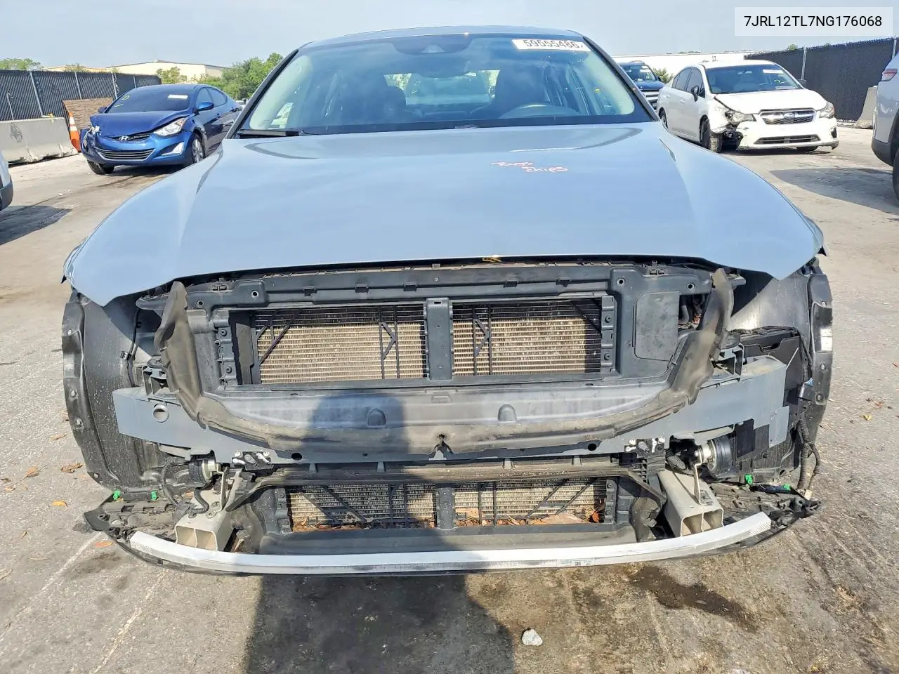 2022 Volvo S60 B5 Inscription VIN: 7JRL12TL7NG176068 Lot: 59555486