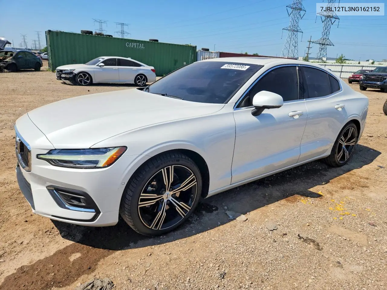 2022 Volvo S60 B5 Inscription VIN: 7JRL12TL3NG162152 Lot: 59572086