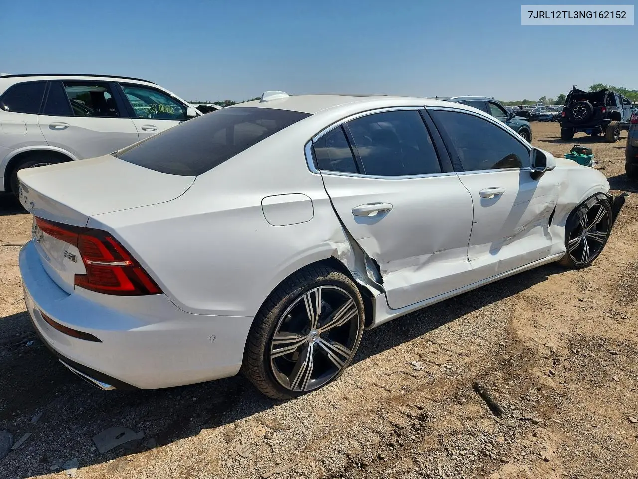 2022 Volvo S60 B5 Inscription VIN: 7JRL12TL3NG162152 Lot: 59572086