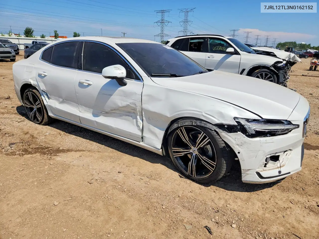 2022 Volvo S60 B5 Inscription VIN: 7JRL12TL3NG162152 Lot: 59572086
