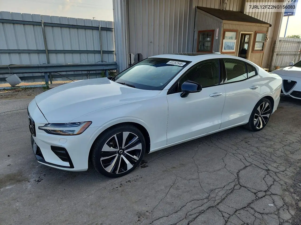 2022 Volvo S60 B5 Momentum VIN: 7JRL12FZ2NG156083 Lot: 60252546
