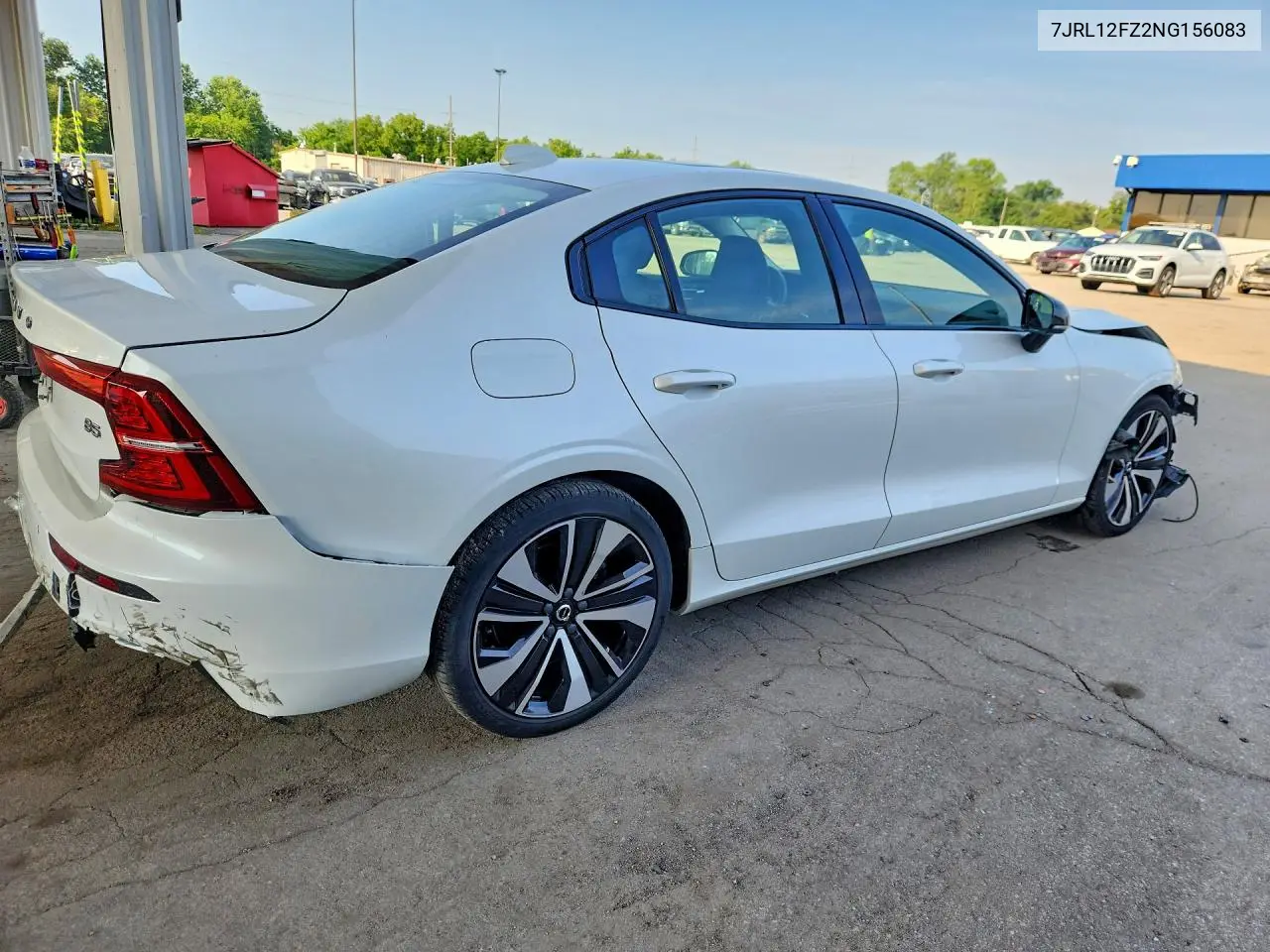 2022 Volvo S60 B5 Momentum VIN: 7JRL12FZ2NG156083 Lot: 60252546