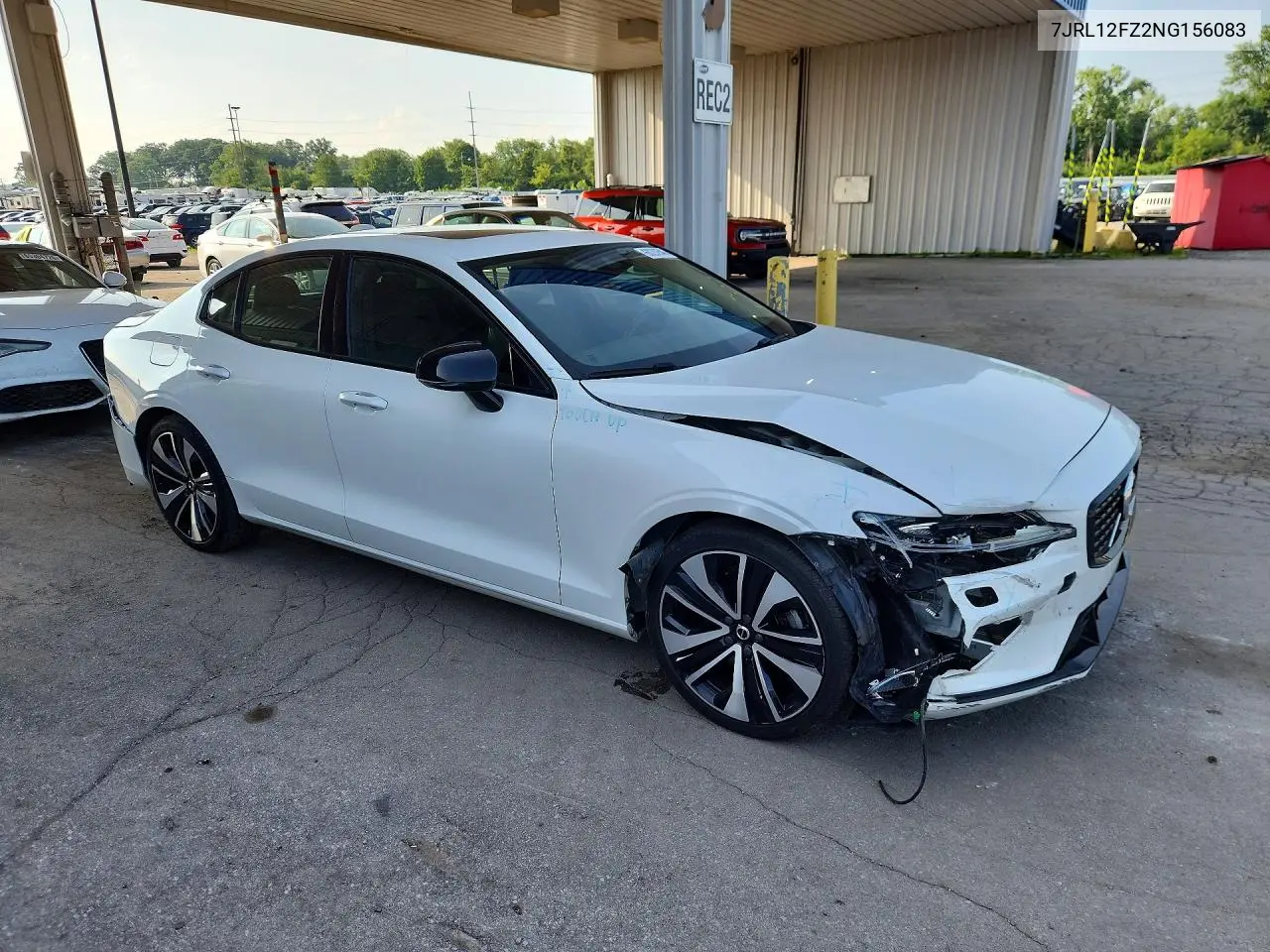 2022 Volvo S60 B5 Momentum VIN: 7JRL12FZ2NG156083 Lot: 60252546