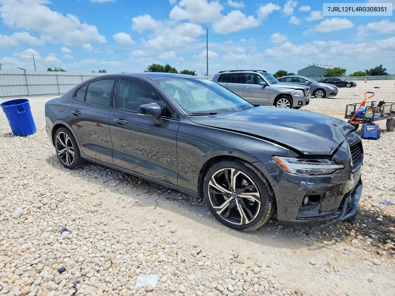 2024 Volvo S60 Plus VIN: 7JRL12FL4RG308351 Lot: 56485876