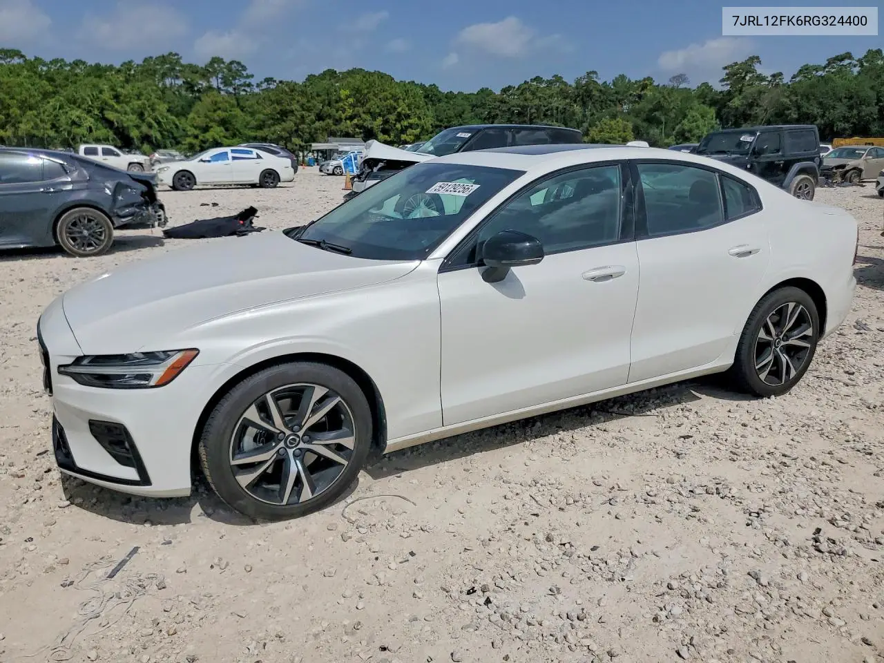 2024 Volvo S60 Core VIN: 7JRL12FK6RG324400 Lot: 59129256