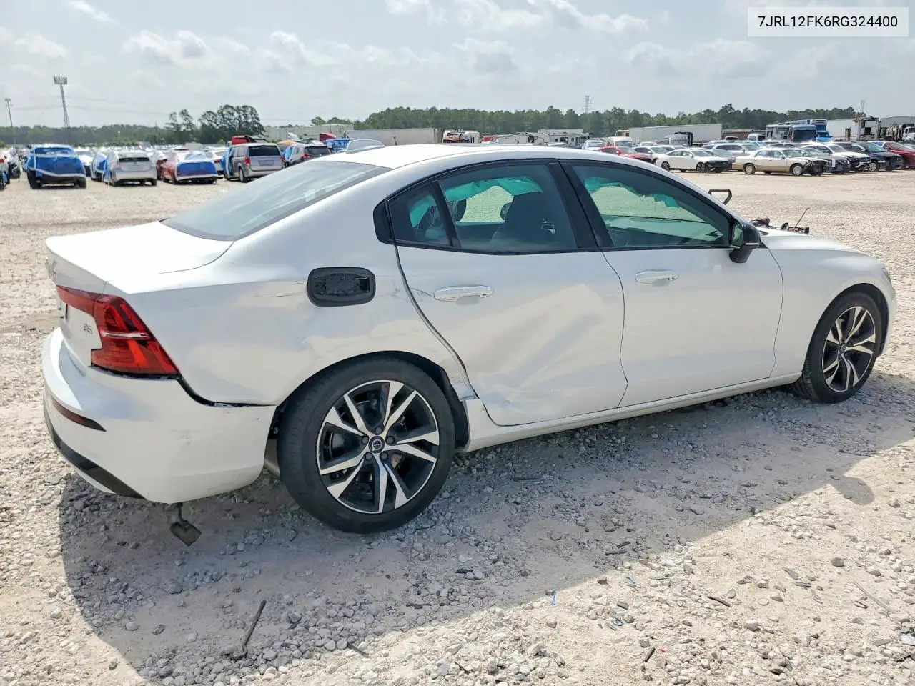 2024 Volvo S60 Core VIN: 7JRL12FK6RG324400 Lot: 59129256