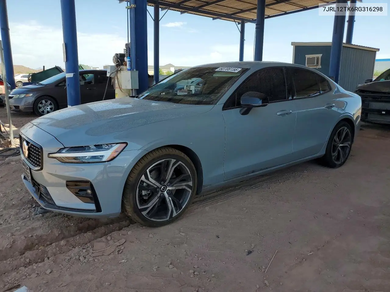 2024 Volvo S60 Core VIN: 7JRL12TK6RG316298 Lot: 60708156