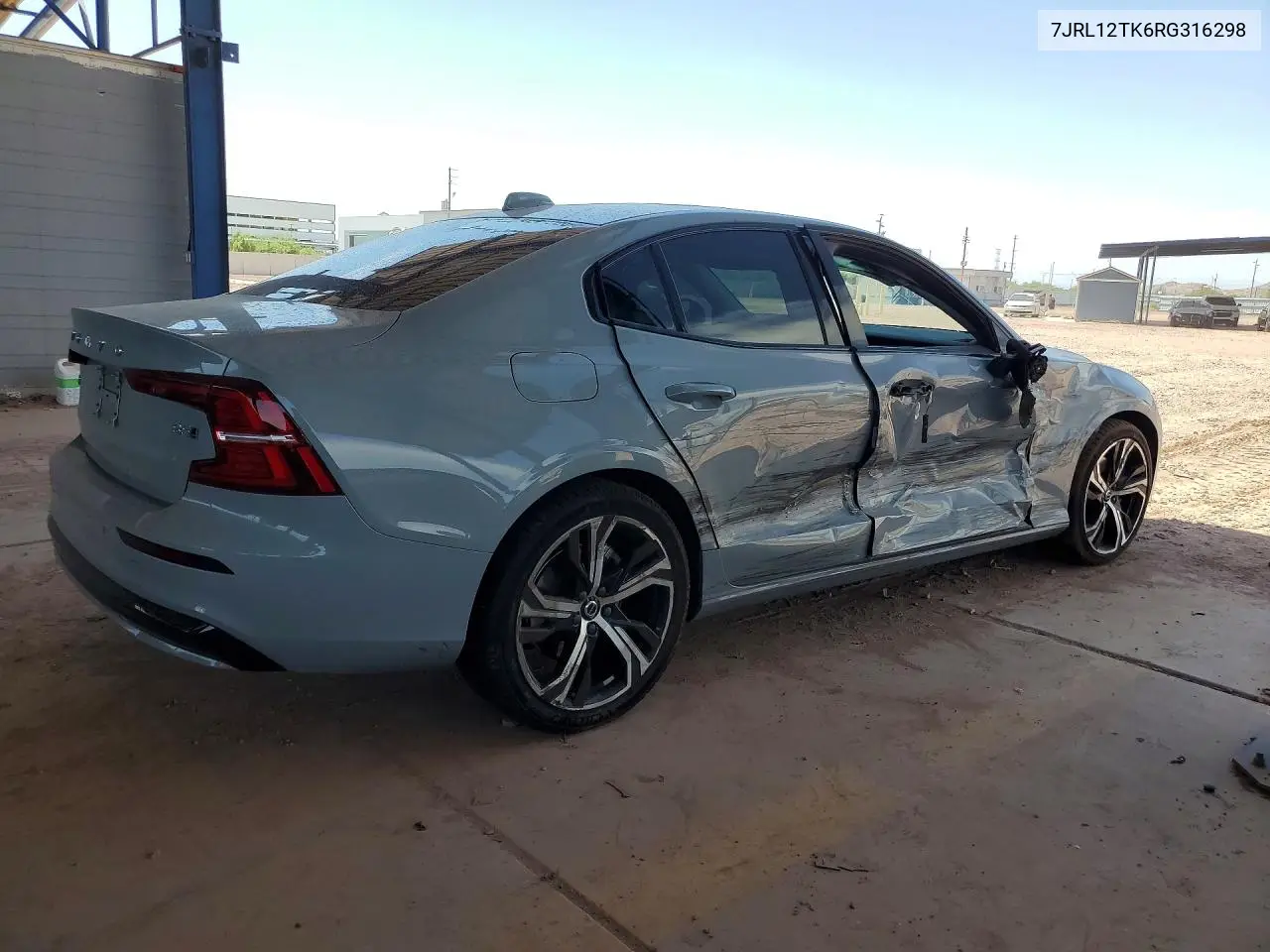 2024 Volvo S60 Core VIN: 7JRL12TK6RG316298 Lot: 60708156