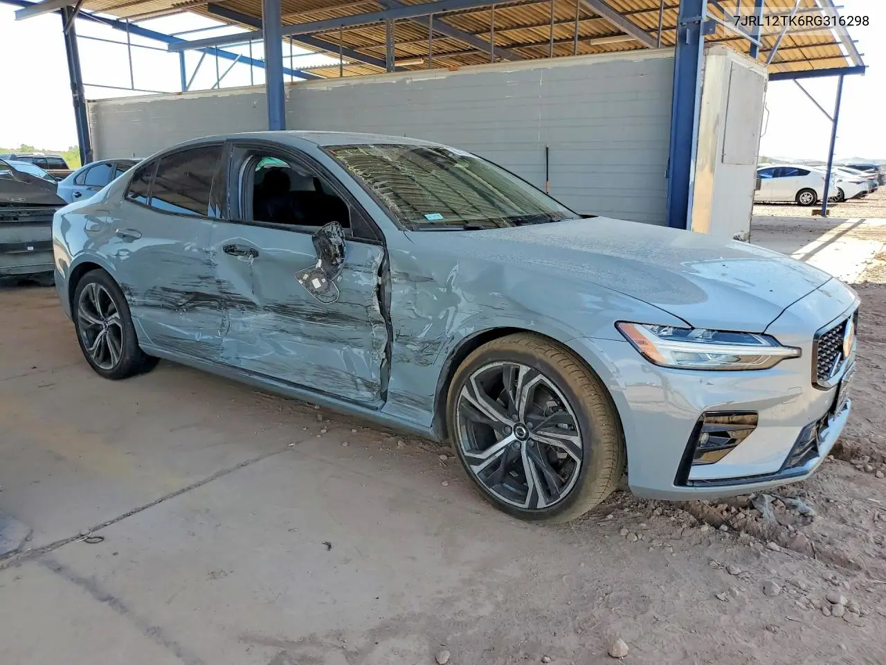 2024 Volvo S60 Core VIN: 7JRL12TK6RG316298 Lot: 60708156