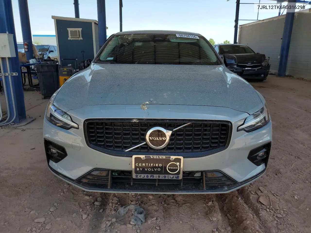2024 Volvo S60 Core VIN: 7JRL12TK6RG316298 Lot: 60708156