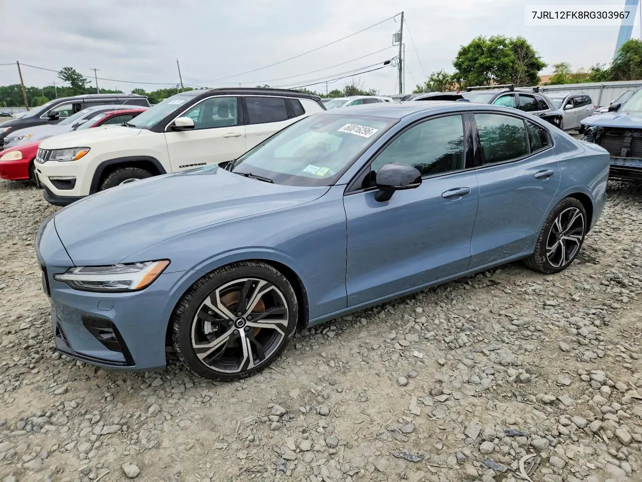 2024 Volvo S60 Core VIN: 7JRL12FK8RG303967 Lot: 60816296