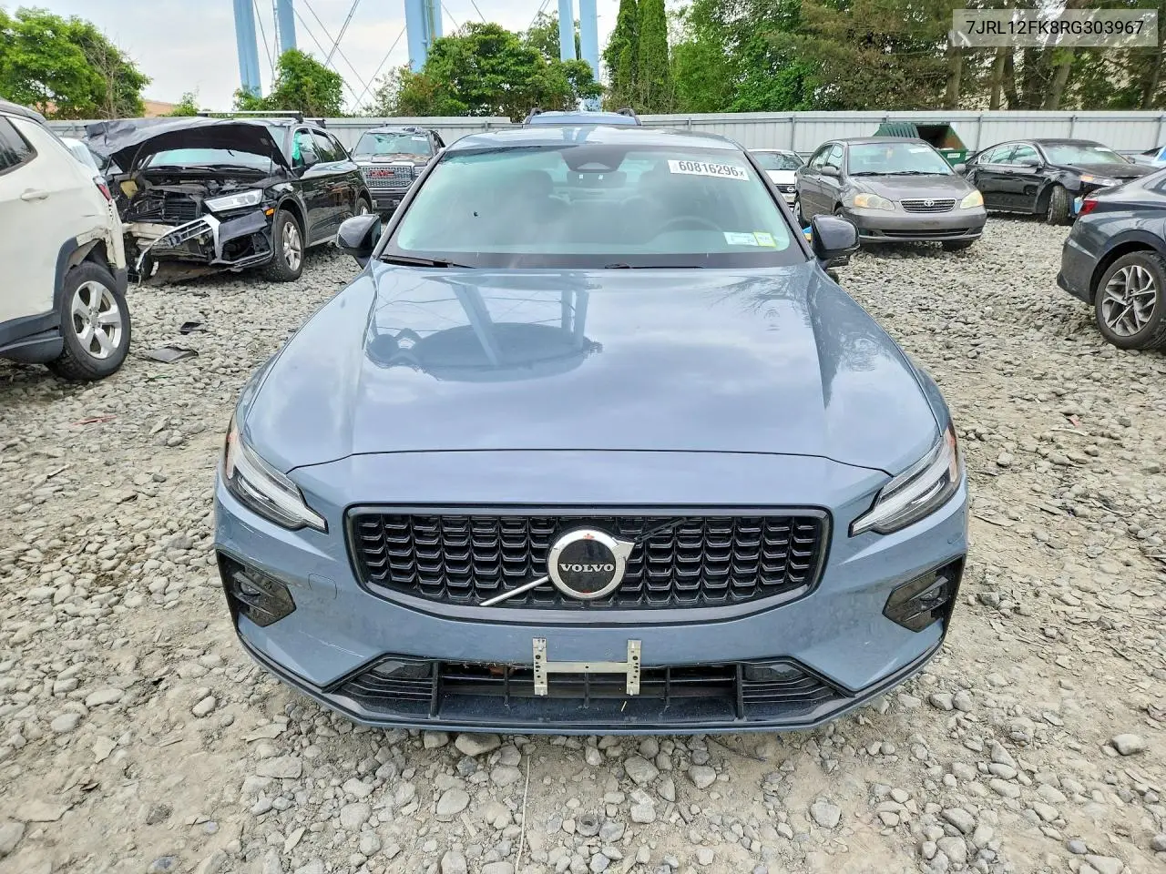 2024 Volvo S60 Core VIN: 7JRL12FK8RG303967 Lot: 60816296