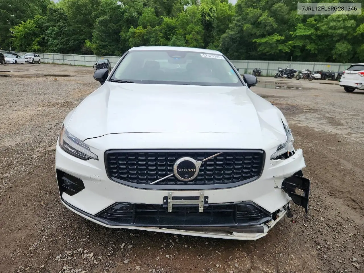 2024 Volvo S60 Plus VIN: 7JRL12FL6RG281346 Lot: 60856136