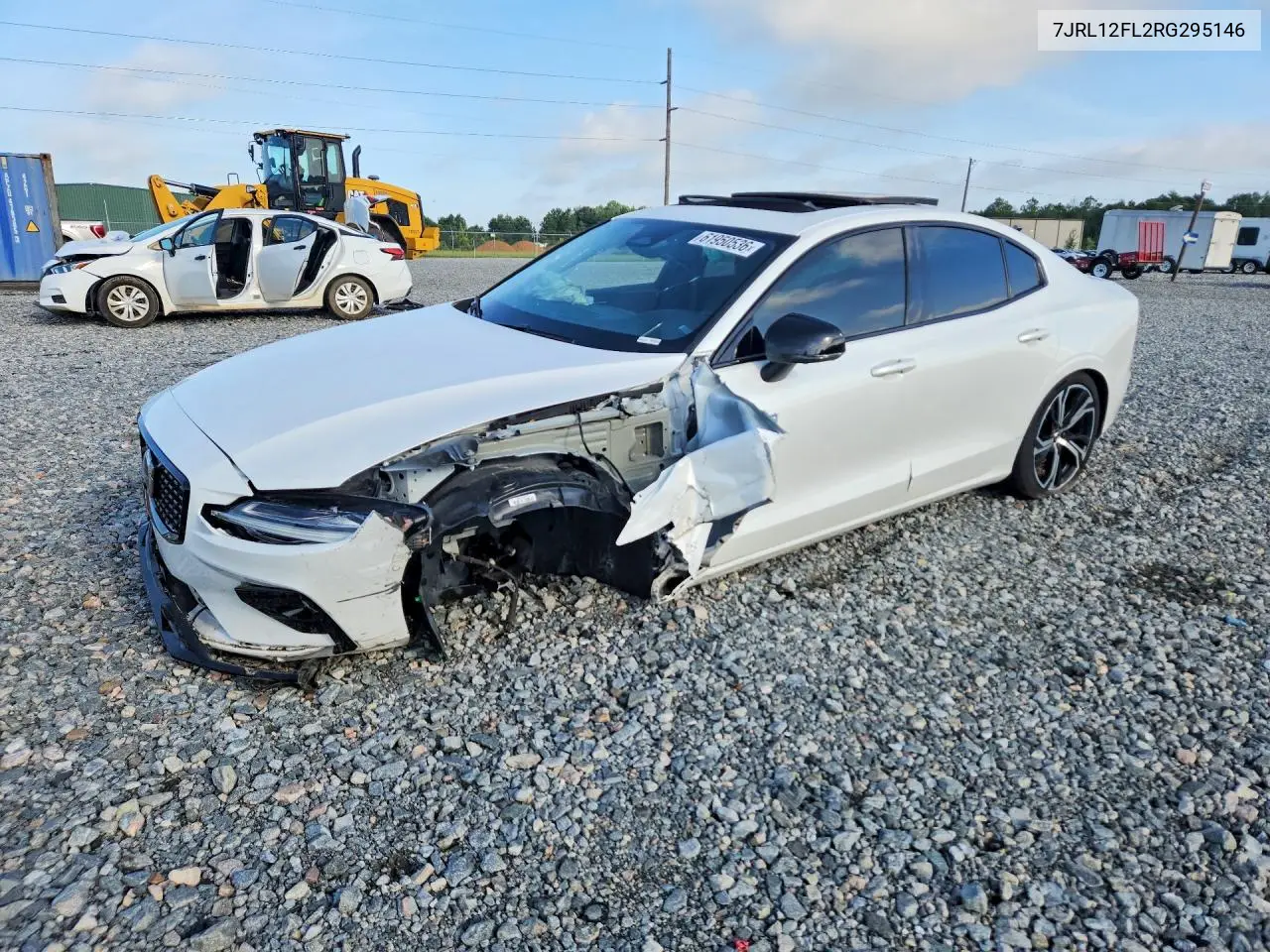 2024 Volvo S60 Plus VIN: 7JRL12FL2RG295146 Lot: 61950536
