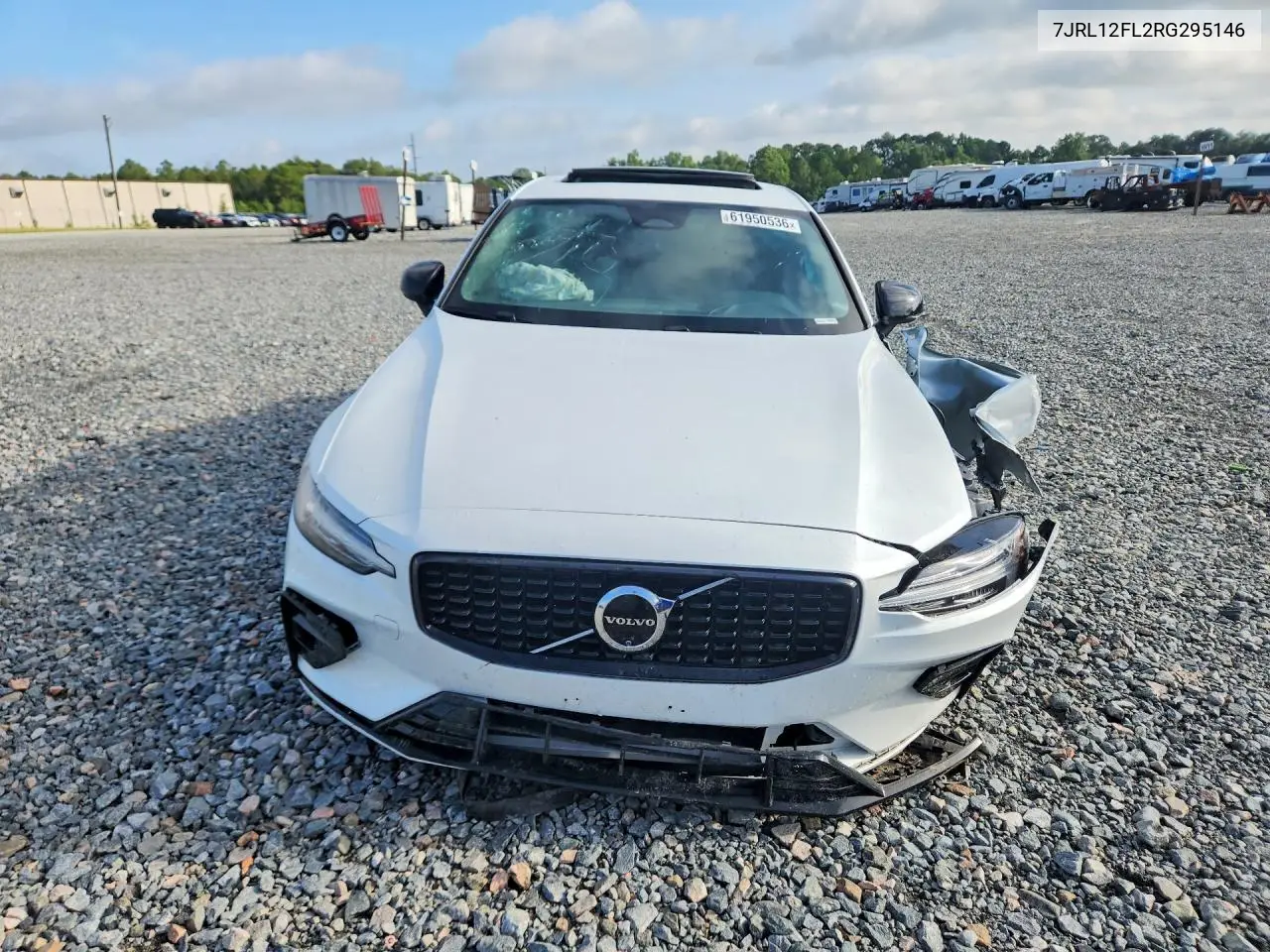 2024 Volvo S60 Plus VIN: 7JRL12FL2RG295146 Lot: 61950536