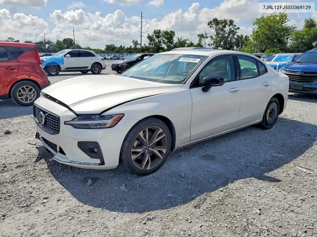 2025 Volvo S60 Core VIN: 7JRL12FJ5SG369129 Lot: 59590766
