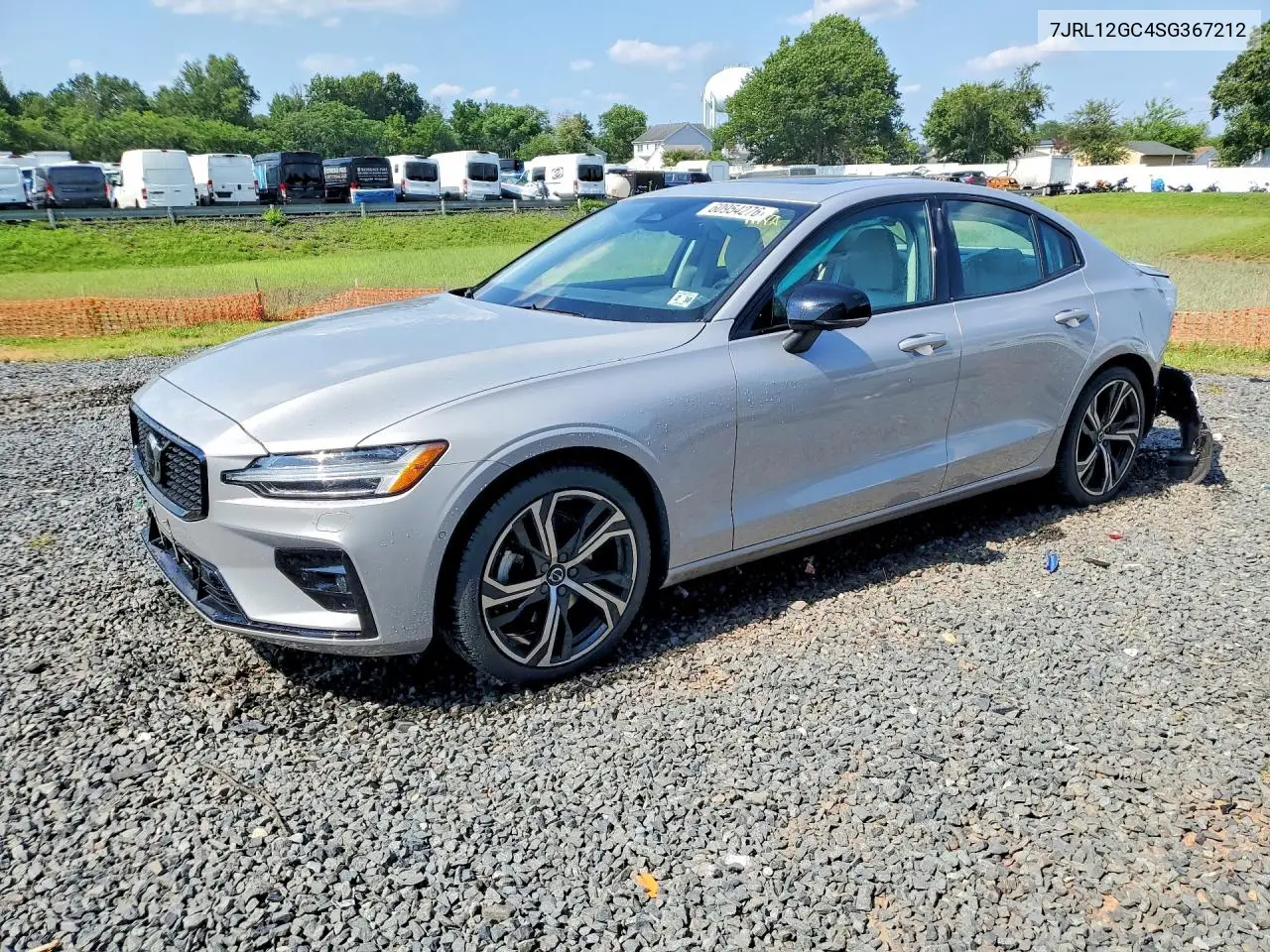 2025 Volvo S60 Plus VIN: 7JRL12GC4SG367212 Lot: 60954276