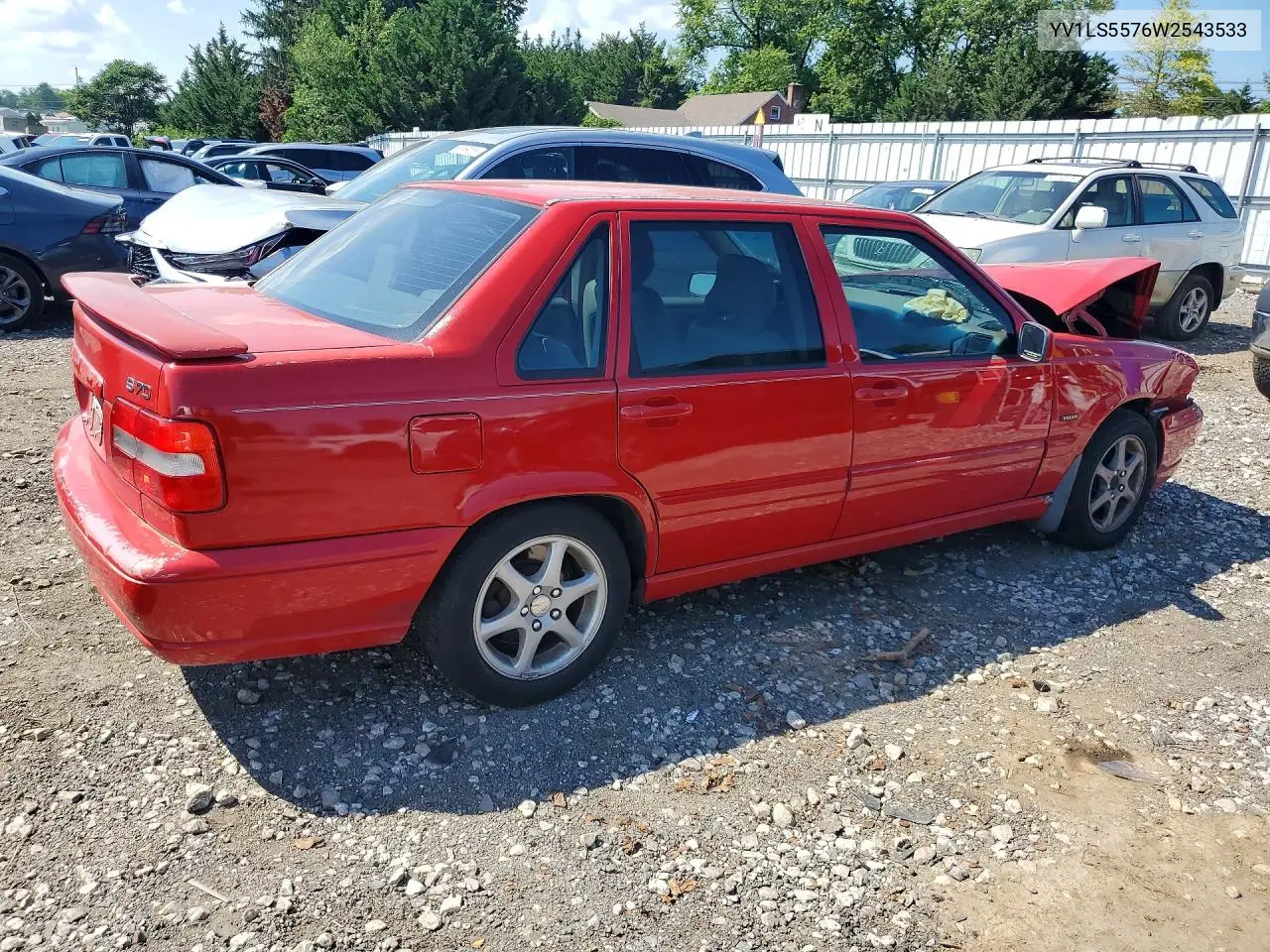 1998 Volvo S70 VIN: YV1LS5576W2543533 Lot: 61013616